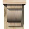 Ekena Millwork Alpine Rough Sawn Corbel w/Backplate, Douglas Fir, 6"W x 8"D x 8"H COR06X08X08ALP01RDF - alternate 4